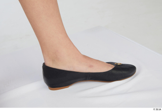 Cynthia black flat ballerina shoes foot formal 0009.jpg